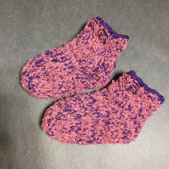 Knitted slipper socks - Picture 2 of 4